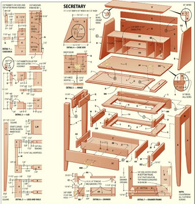 Woodworking Dresser Plans